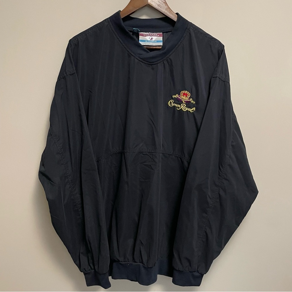 Vintage Trimark Crown Royal Whiskey Pull Over Men’s XL